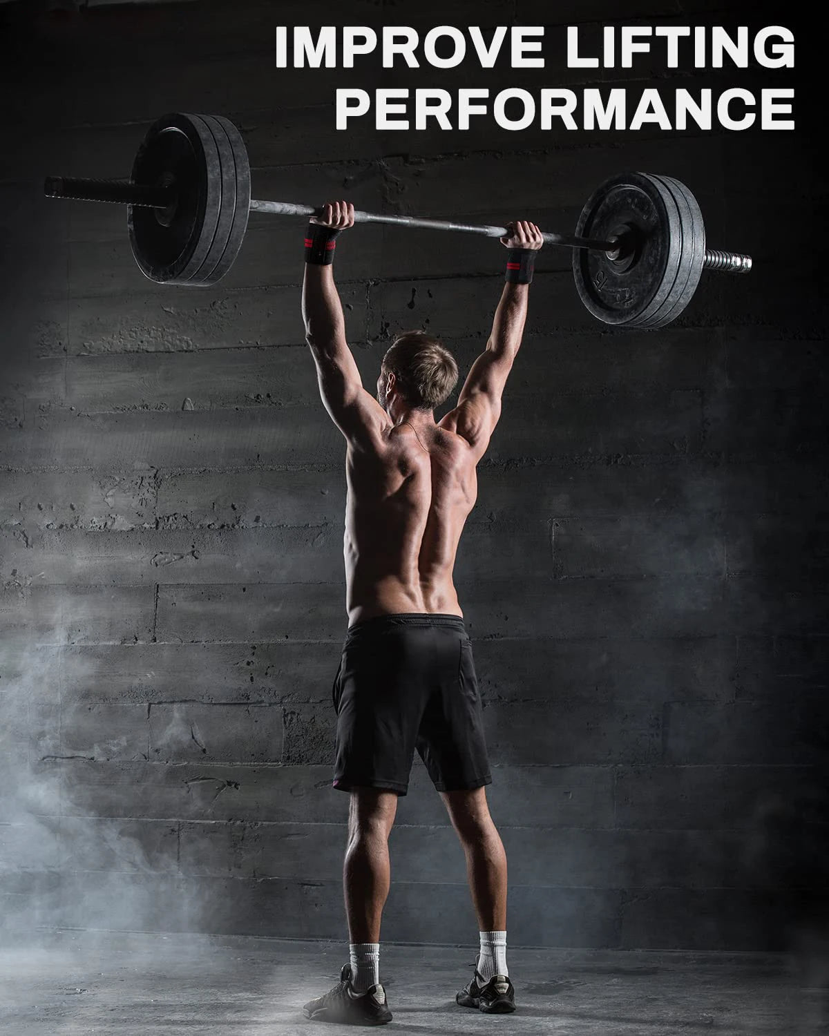 PowerGrip Gym Wrist Wraps – 1 Pair